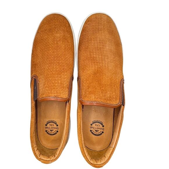 New DRIVER CLUB USA Men\'s Tan Suede Leather Maui Slip on Sneakers Size 13 main image 7